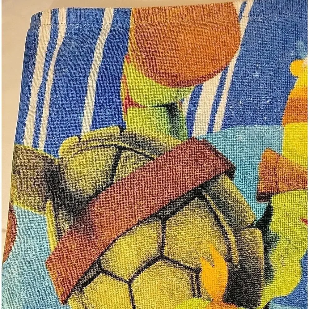 Y2K Nickelodeon 2014 Teenage Mutant Ninja Turtles Beach Bath Towel 28